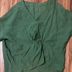 Elegant Green Women's Top